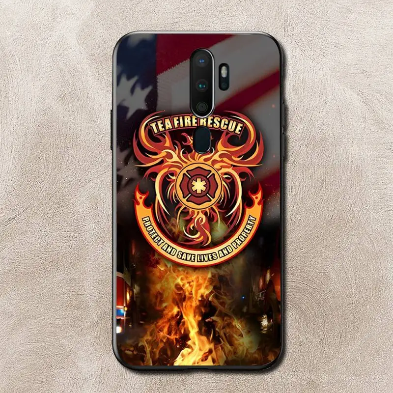 Firefighter Heroes Fireman Phone Case for Vivo Y91C Y11 17 19 17 67 81 Oppo A9 2020 Realme c3