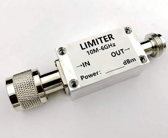 PIN diode, RF limiter 10M-6GHz + 10dBm, + 20dBm, 0dBm N-head interface