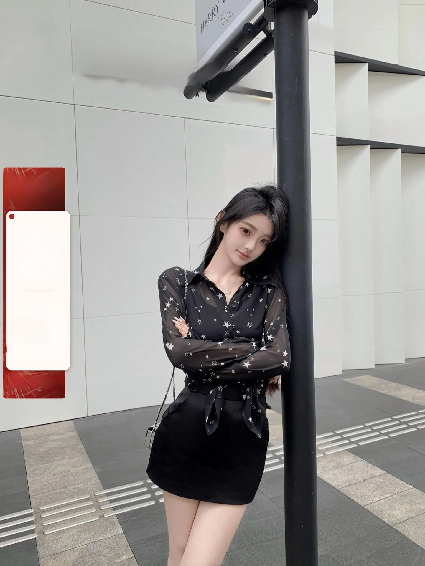 

Galaxy Night Print irt Cool Sensation Lazy Design Boutique Viola Women's Loose Fit Long Sve V-Ne Polyester Fiber