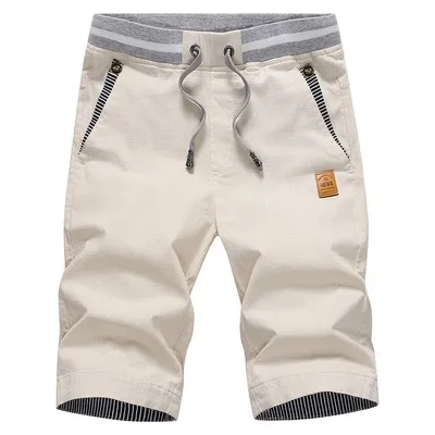 

Men's Summer ort Pants Loose Fit Casual Thin Five-Seven Split Waist Elastic Youth Active Sle Basic Color Straight Leg Tro...