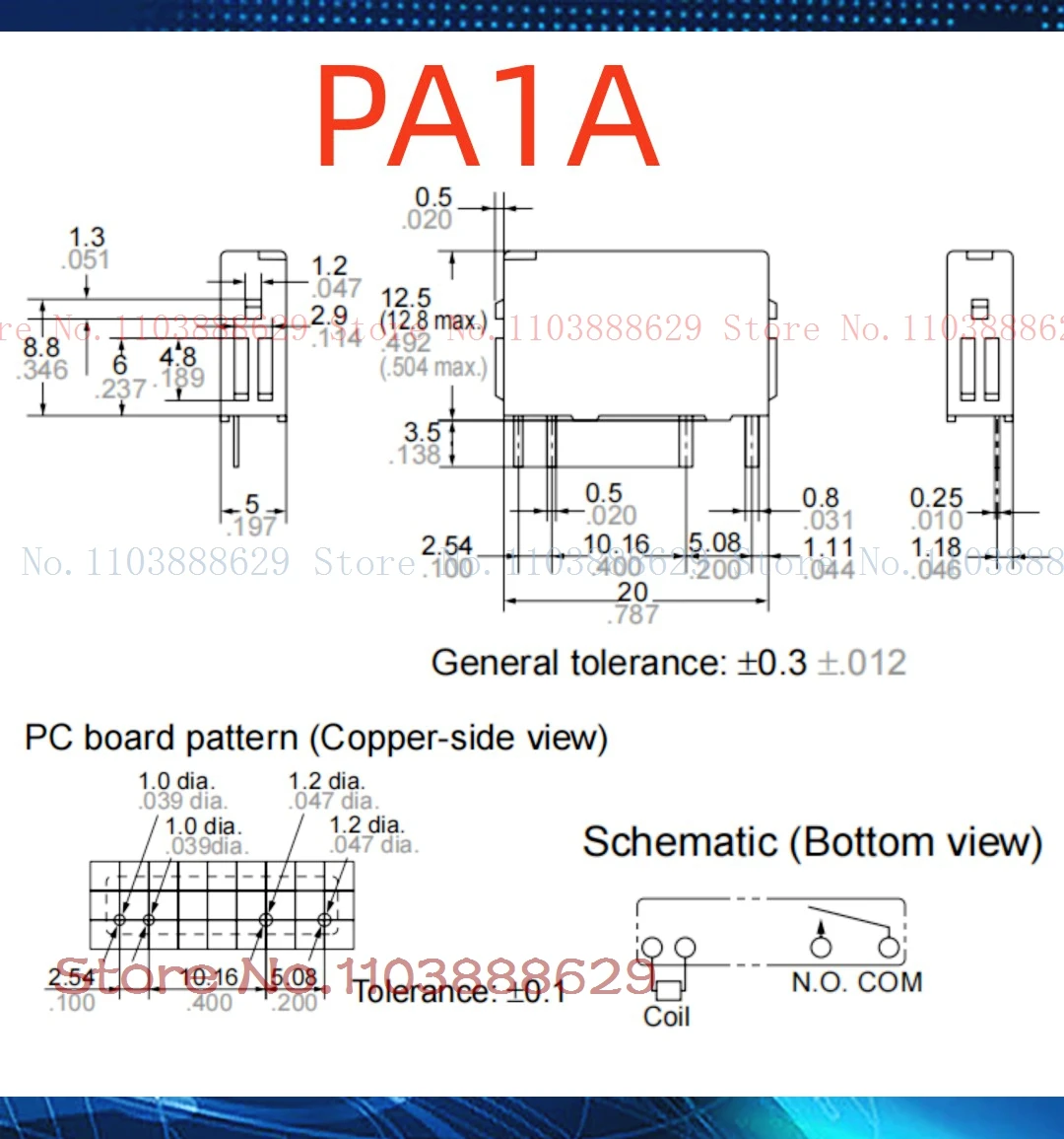 PA1A-12V apa3311 PA1A-24V apa3312