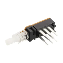 10Pcs Free shopping Straight key PBS-221H21 key switch double row six feet long pin copper foot with spring power switch
