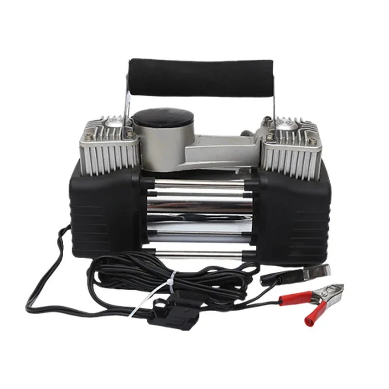 High-power double-cylinder multi-functional vehicle air pump