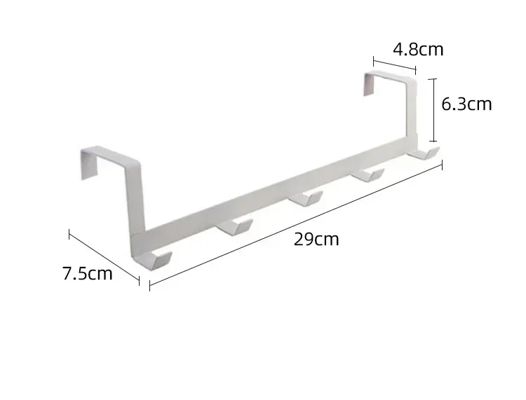 Gancho de almacenamiento para colgar en la pared, colgador sin perforaciones para ropa, abrigo, dormitorio, organizador, accesorios de cocina