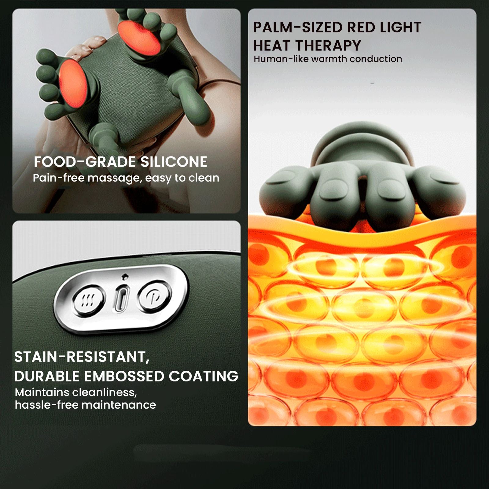 مدلك الرقبة والكتف الأنسجة العميقة شياتسو مدلك عنق الرحم مُدلك كهربائي لاسلكي هدايا للأم أبي الرجال النساء لها له