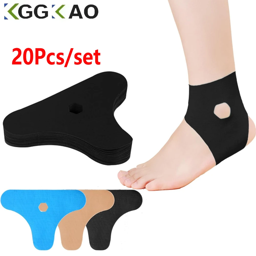 20 Stück Vorgeschnittenes Kinesiologie-Tape für Knöchel, Knöchelunterstützung & Stabilität, Wasserdicht & Elastisch, Atmungsaktives Hypoallergenes Latexfreies Tape