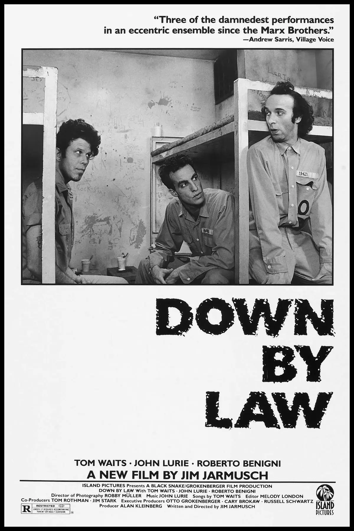 Hot Rare Movie Down by Law (1986) Art SILK POSTER Wall Art Home Decorative painting