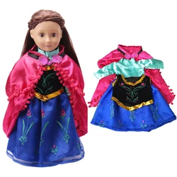 43cm Dolls Bebe Born Doll White Wedding Dress with Veil for 18 Inch Girl Dolls Bride Dress for Kids Playing