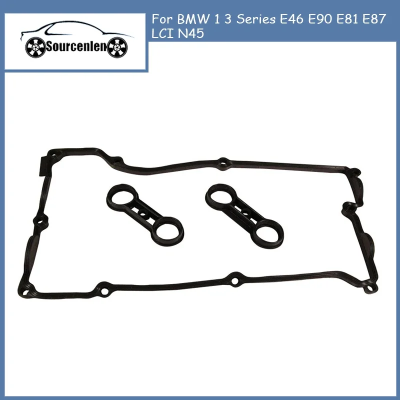 11120031987 Engine Cylinder Head Valve Cover Gasket Seal For BMW 1 3 Series E46 E90 E81 E87 LCI N45