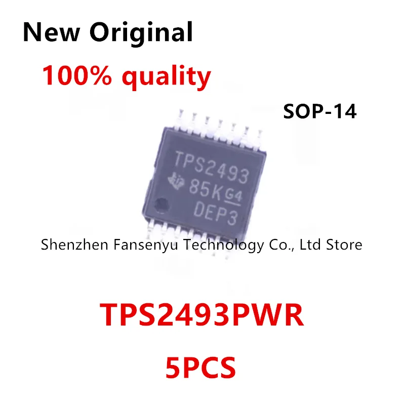 

(5pcs)100% New TPS2493PWR TPS2493 sop-14 Chipset