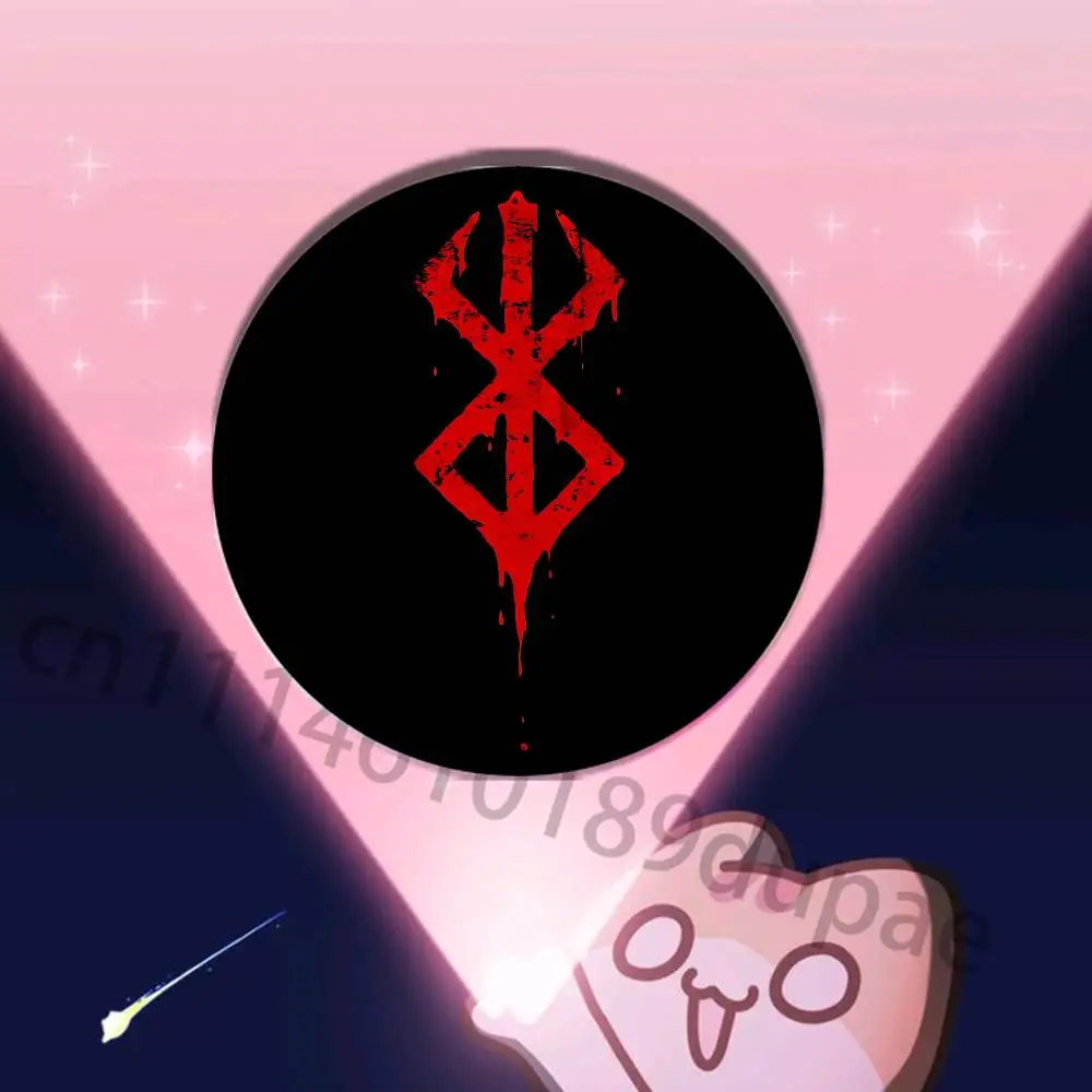 B-berserk-K Button Pin Single Pack Anime Merch for Ita Bags Badge Collectible Buttons
