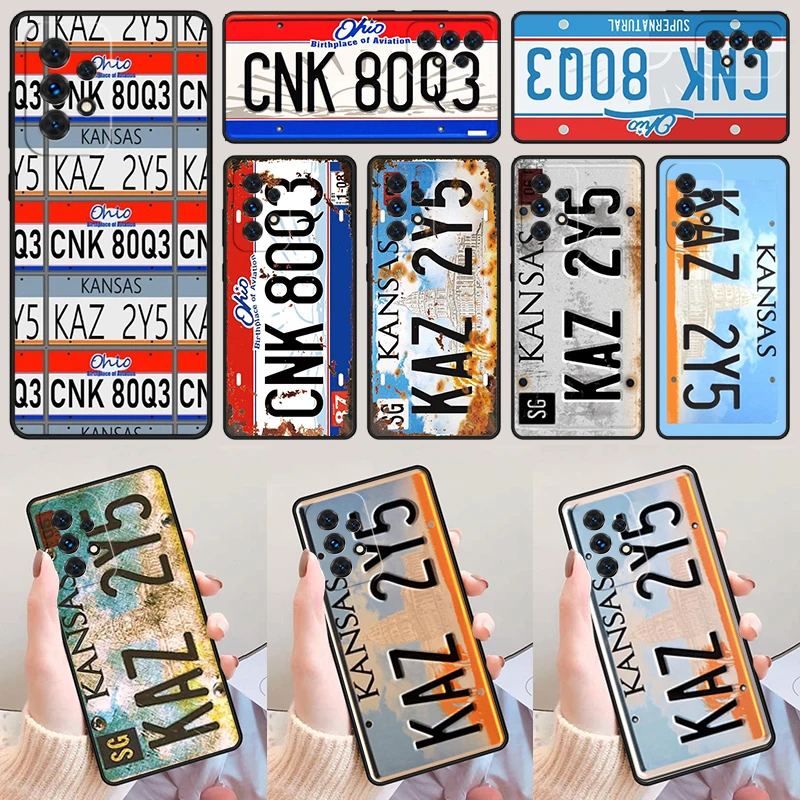 

Сверхъестественный номерной знак для Samsung A52 A72 A73 A20e A21S A50 A70 A11 A12 A42 A31 A40 A51 A71 A32 A80 A91, чехол для телефона