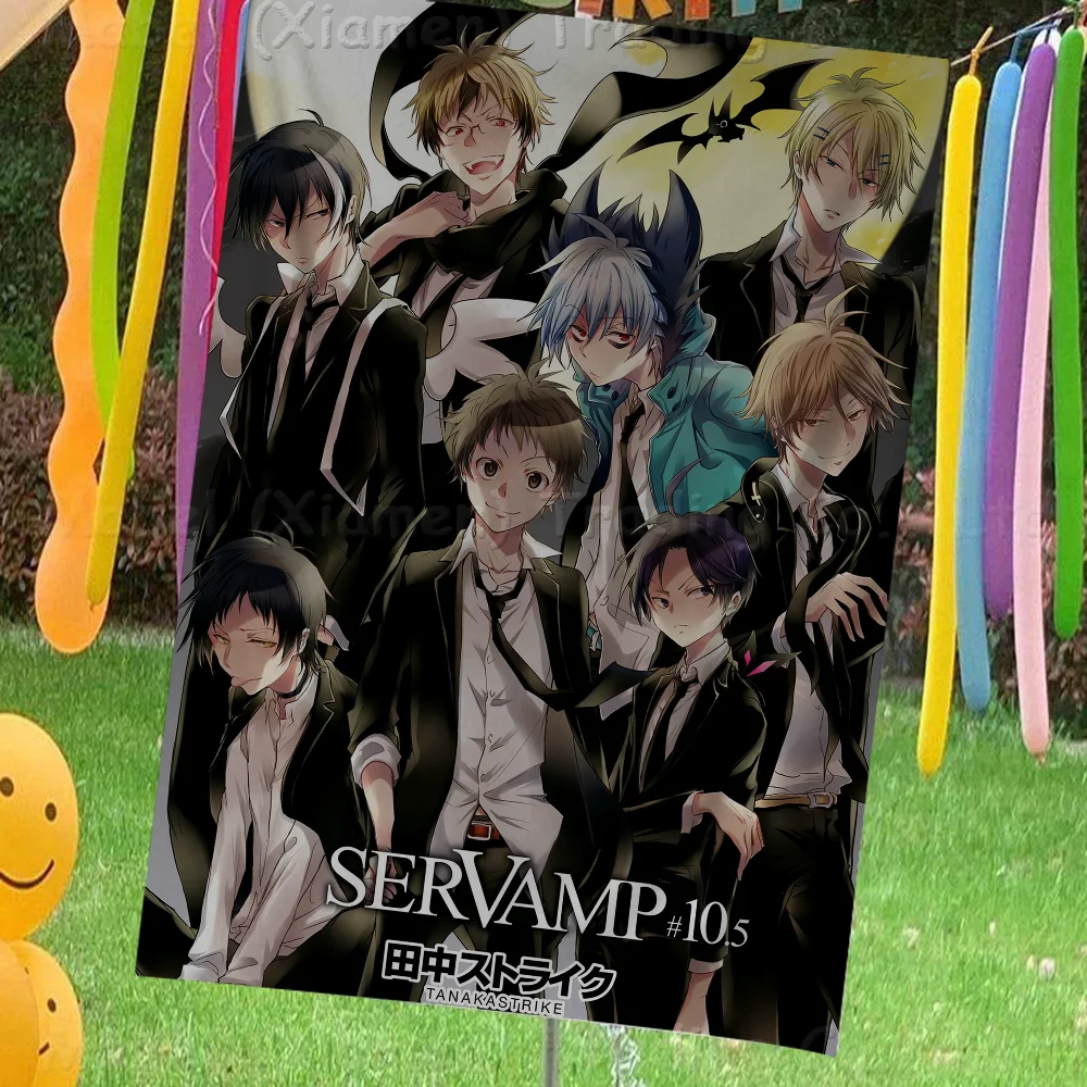 

Servamp Family Gatherings Outdoor Atmosphere Flags Camping Decorations Banners