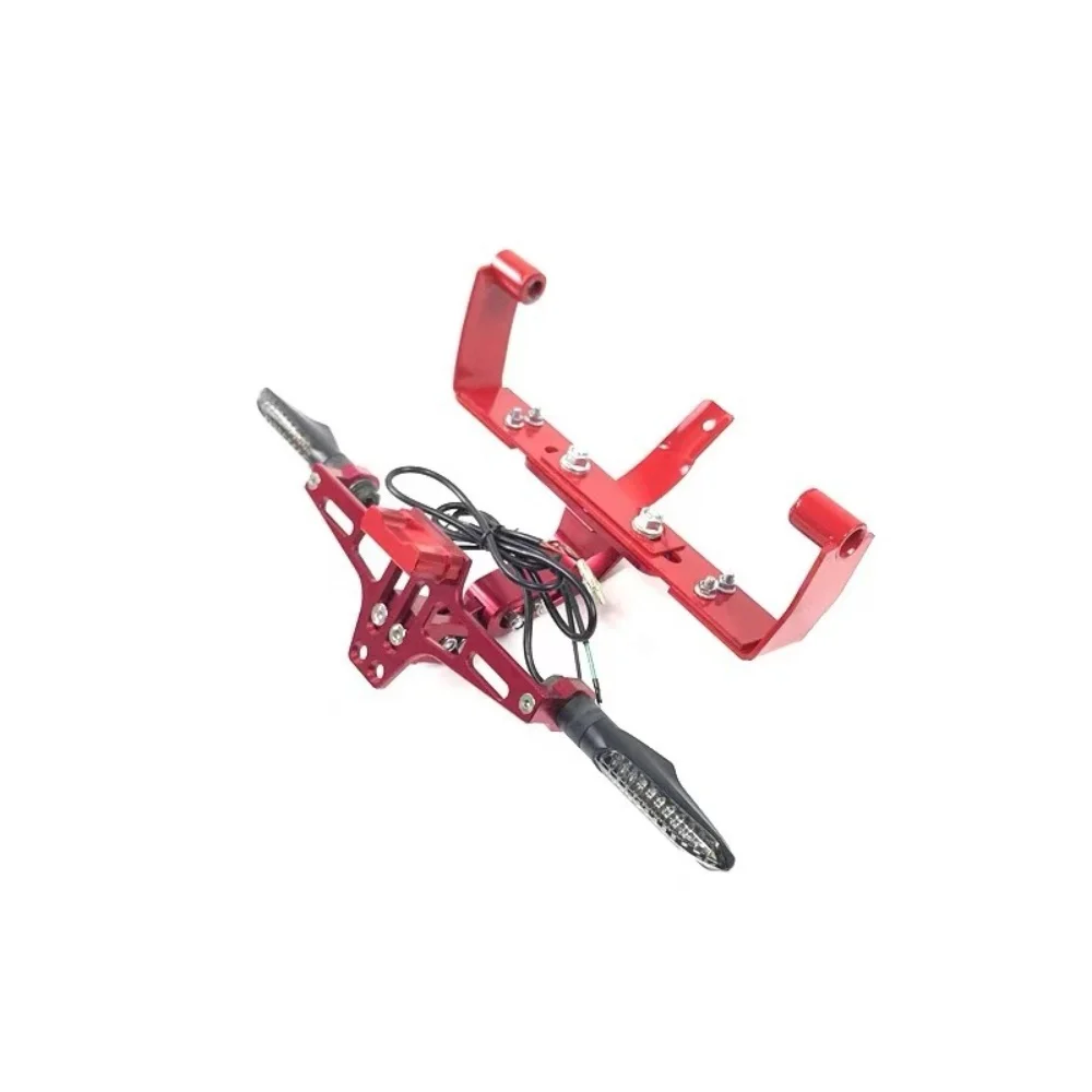 Fit Italjet Dragster 200 / 250I / 125 / 400 License Plate Bracket Turn Signal Bracket License Plate Lamp for Italjet Dragster
