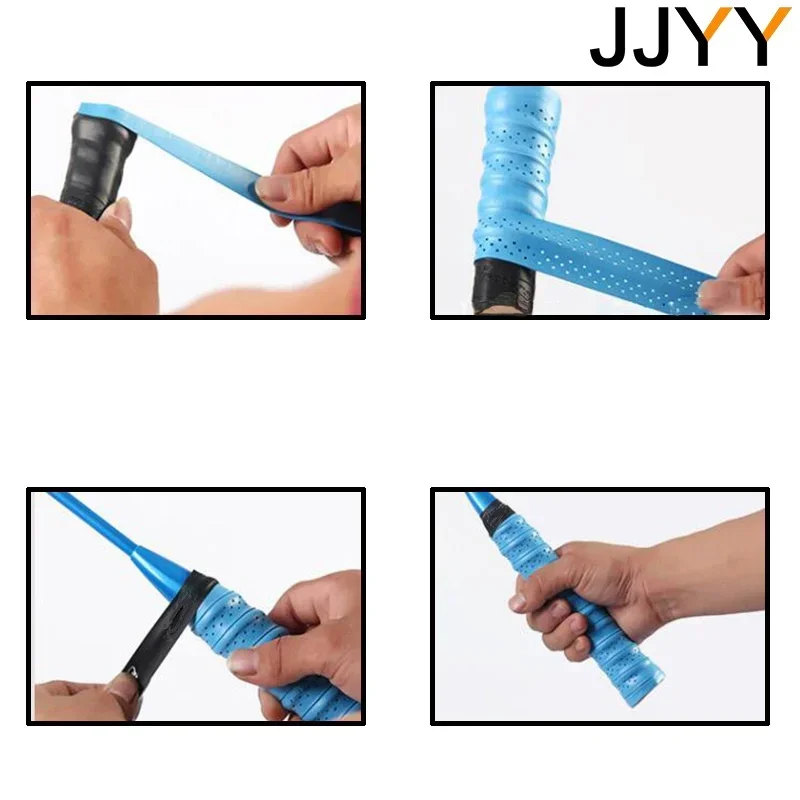 مضرب تنس شريط لحام ماص للرطوبة مقبض كرة الريشة شريط مضاد للانزلاق Overgrip لرياضة المضرب
