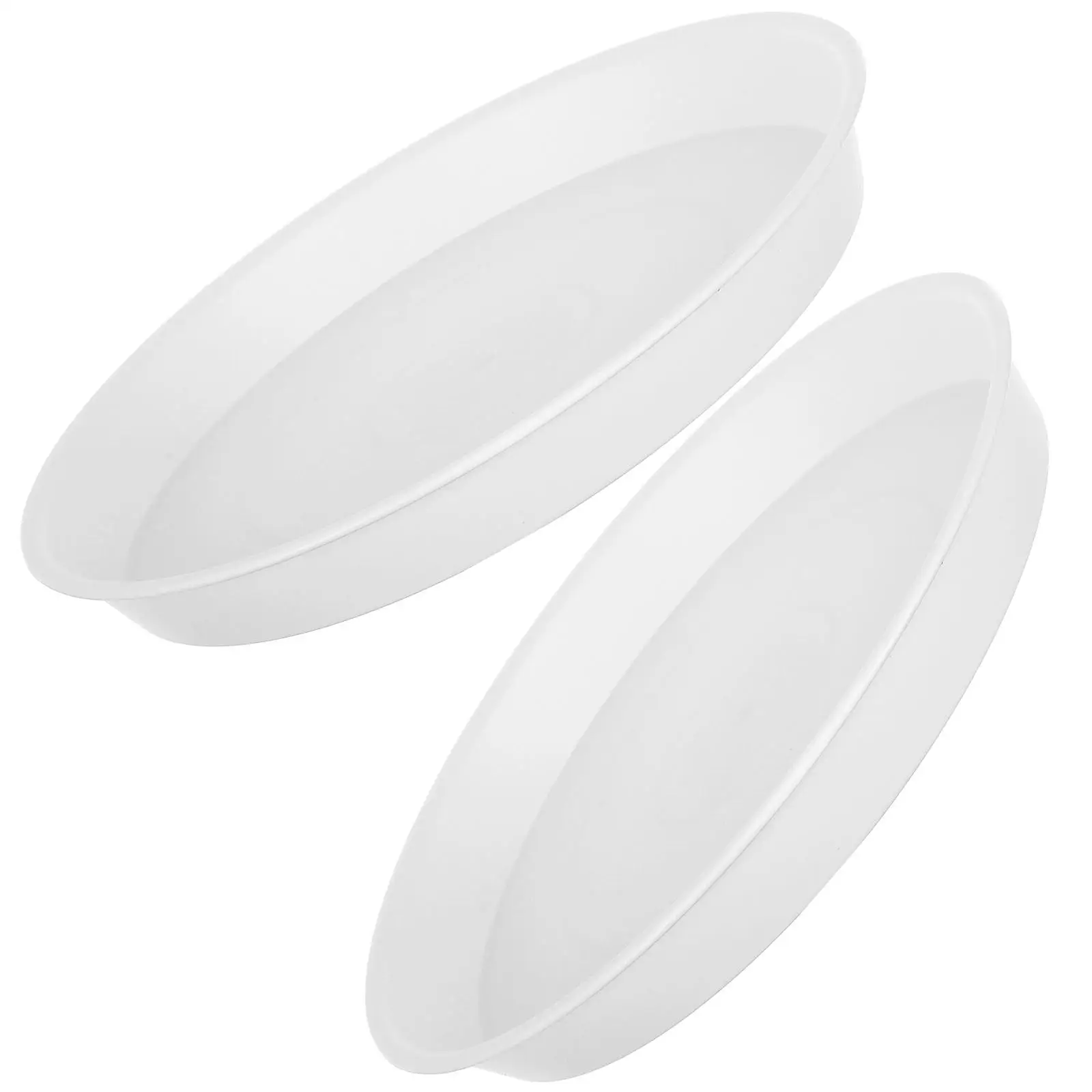 

2 Pcs Feeder Hummingbird Feeder Bowls Water Tray Round Hummingbird Bowls Replacement Bath White Outdoor Pet Supplies