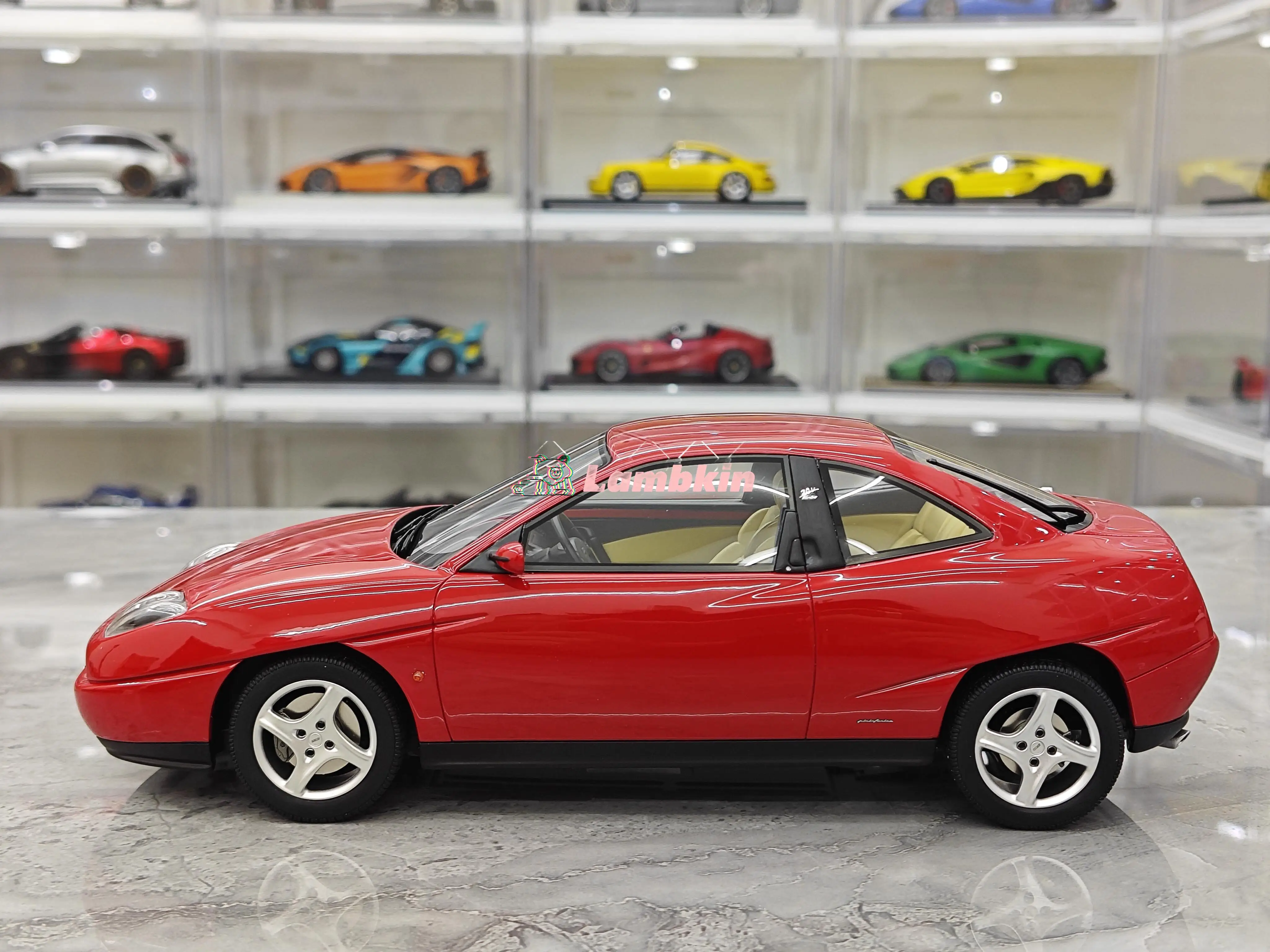 OTTO 1/18 1997 honda FIAT COUPE TURBO 20V Limited Model samochodu Model z żywicy Dekoracja samochodu nieotwieralny prezent Klasyczny samochód