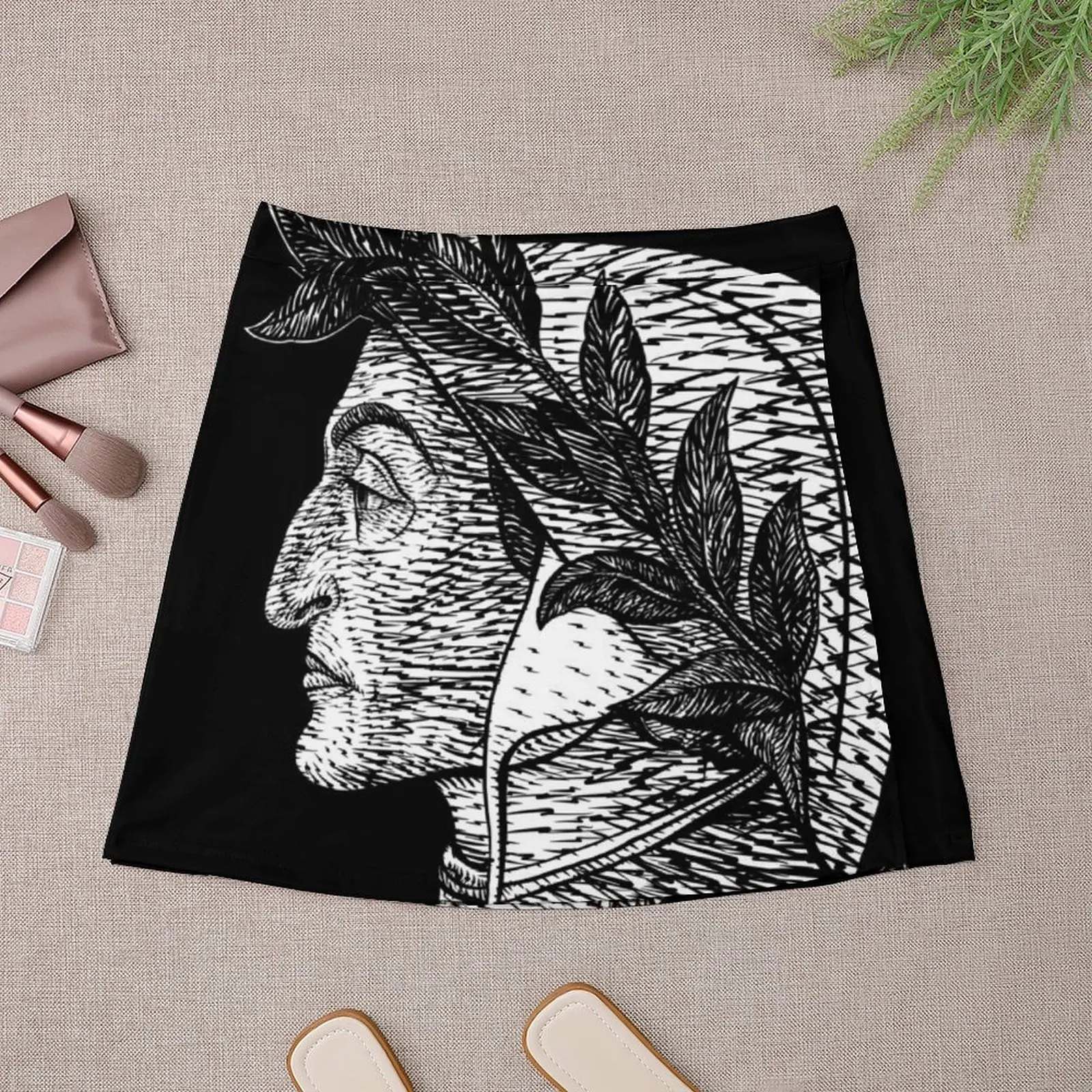 DANTE ALIGHIERI ink portrait Mini Skirt Skirt pants Summer dress luxury evening dresses 2025 cosplay Mini Skirt