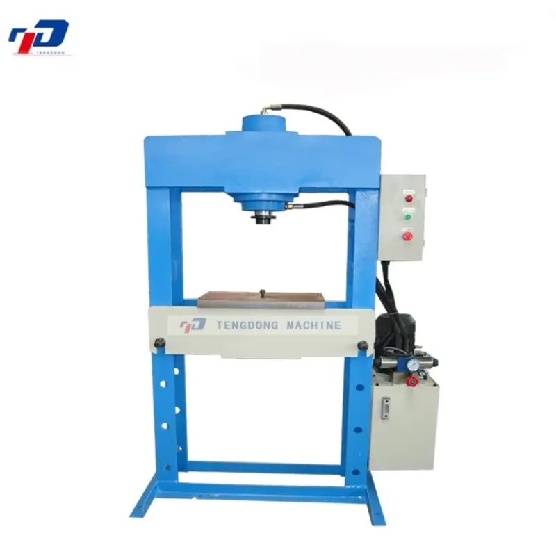 YLM-40T H Frame Hydraulic Press Machine 4kw Motor 380V/220V Mini 500KN Force 31.5MPa Pressure