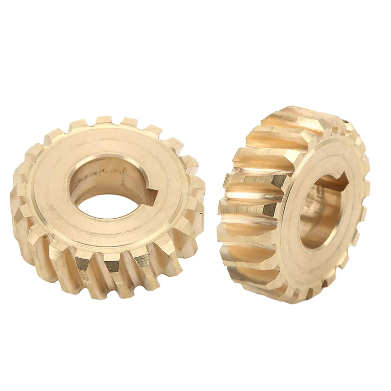 Worm Gear para Lançadores de Neve, Wearproof, Alta Durabilidade, Chaveta 3 16in, OD 1 7 8in, ID 3 4in, Largura 5 8in, 20 Dentes