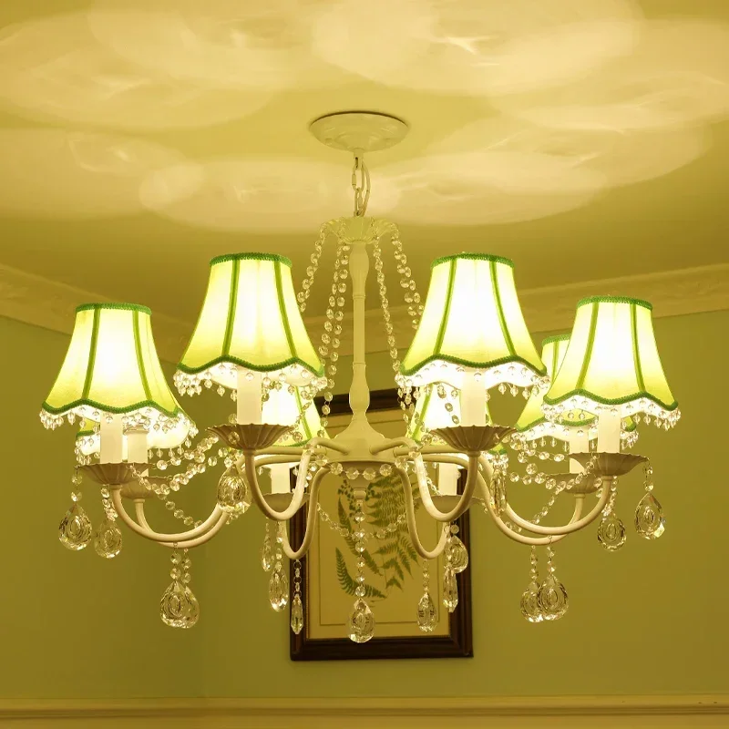 Continental warm bedroom Nordic garden creative children's clothing store personality Korean simple chandeliers