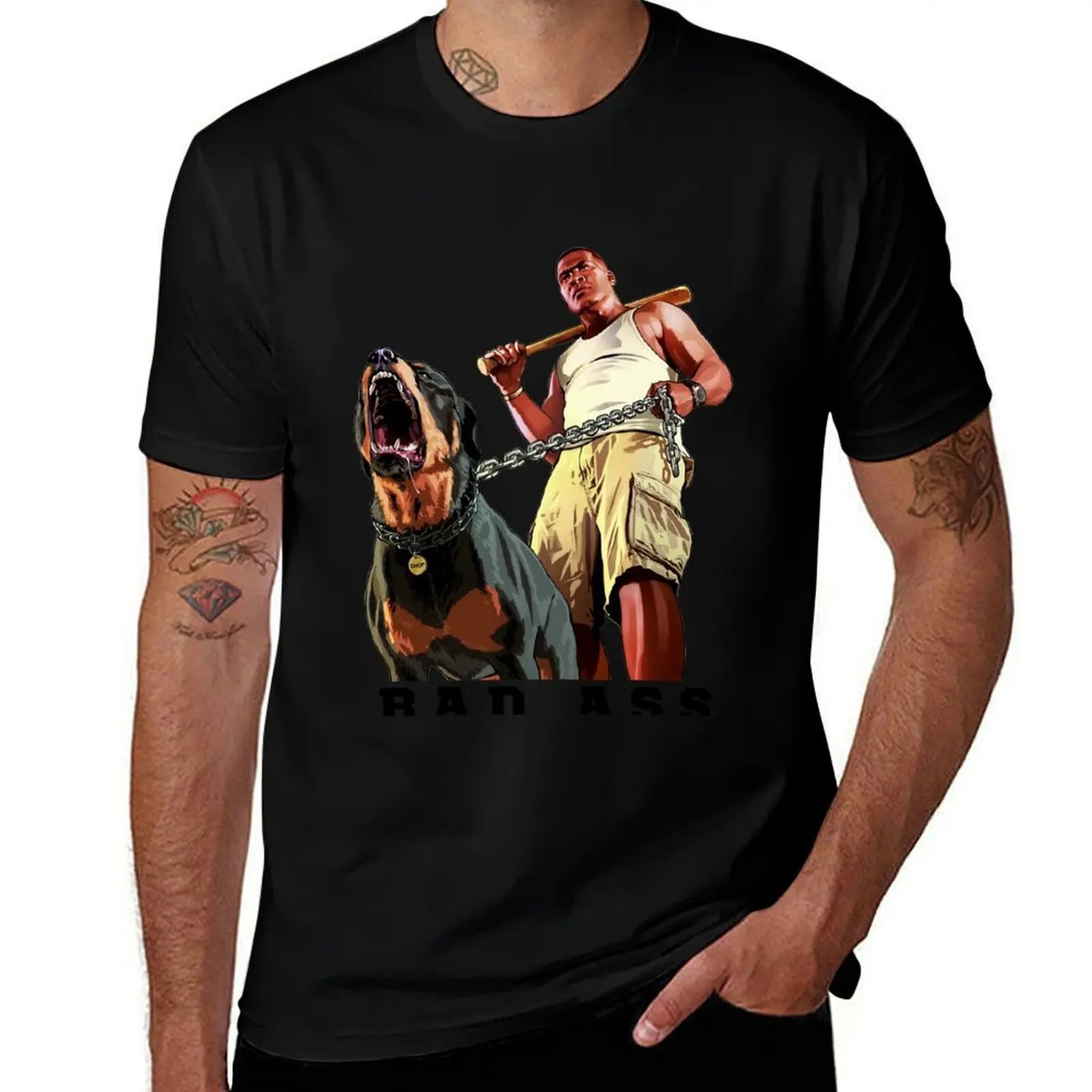 Bad Ass T-Shirt Sweat Resistant Workout Tee Shirt T-Shirt
