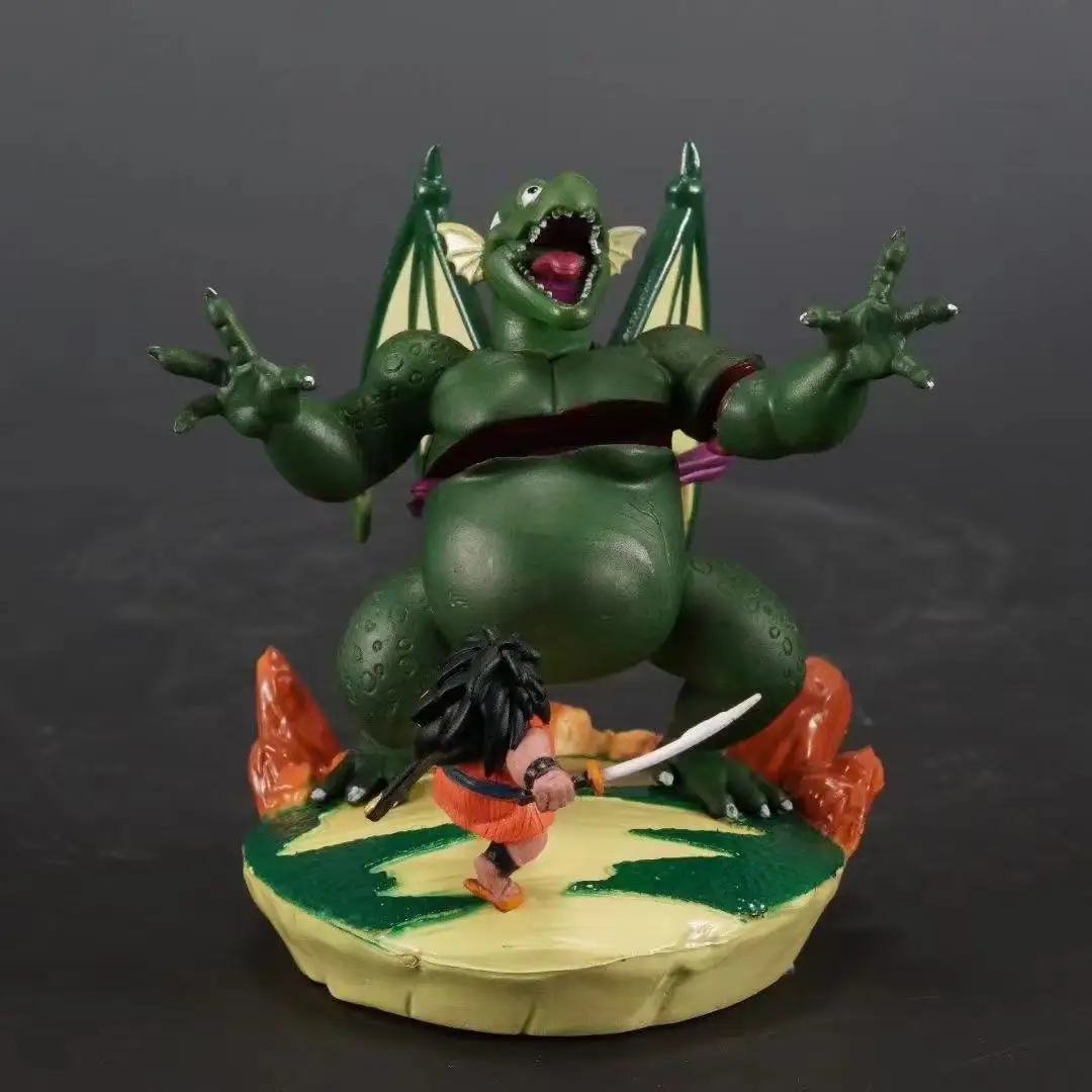 9cm Anime Dragon Ball Z Figures Yajirobe Vs Cymbal Figure Yajirobe Action Figurine PVC Statue Model Doll Toys Gifts