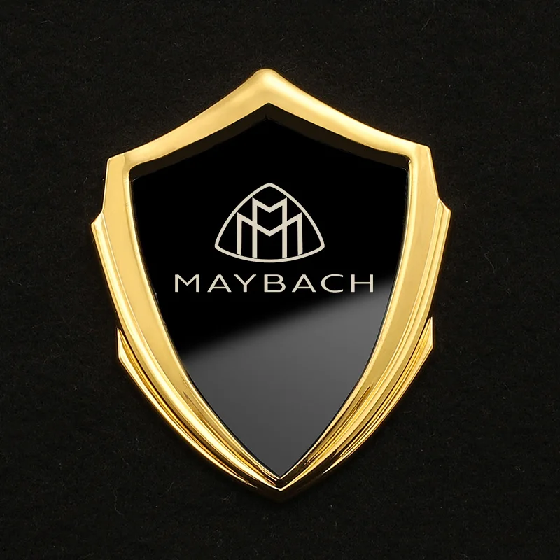 Car 3D Metal Flag Emblem Badge Decals Sticker Car Windows for Maybach S400 S500 S600 C-class E-class S-class