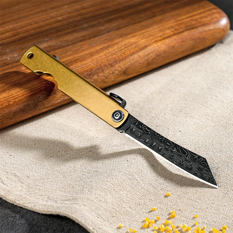 Tragbares Taschenmesser mit Holster, Edelstahl-Messer Outdoor-Werkzeug – Detail 5