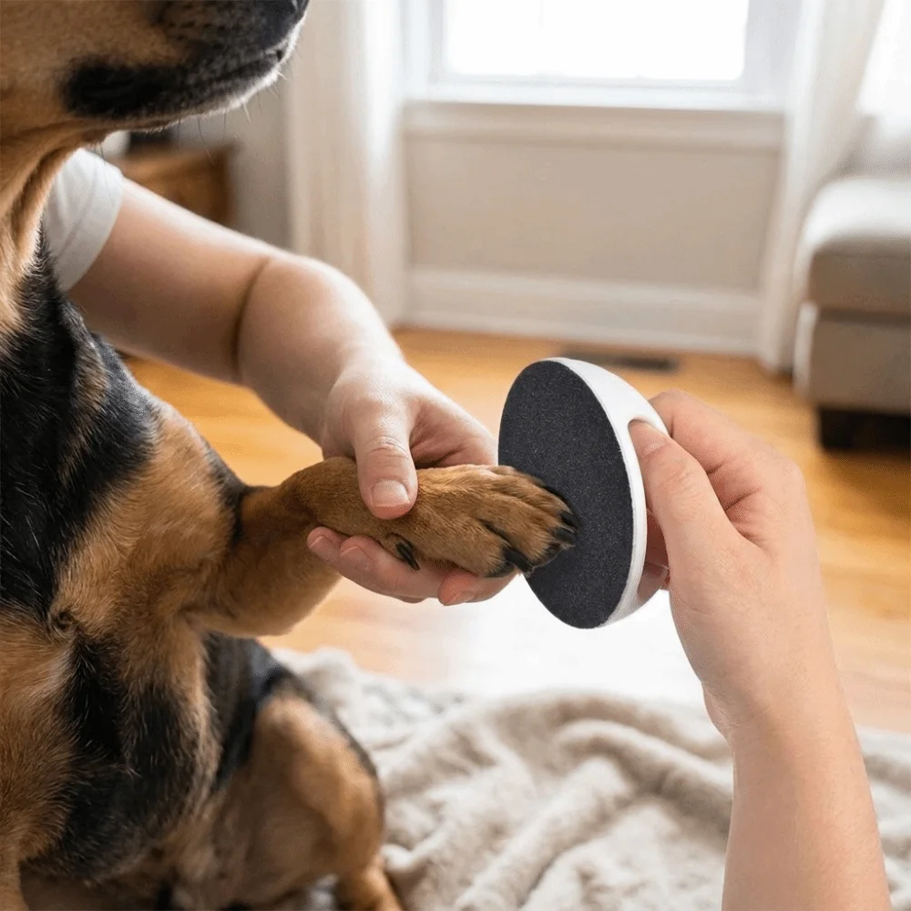 Professional Cat Nail Scratch Board Sandpaper Grinding Pad Portable Handheld Dog Nail Grinder Nail Smoothing Dog Nail File