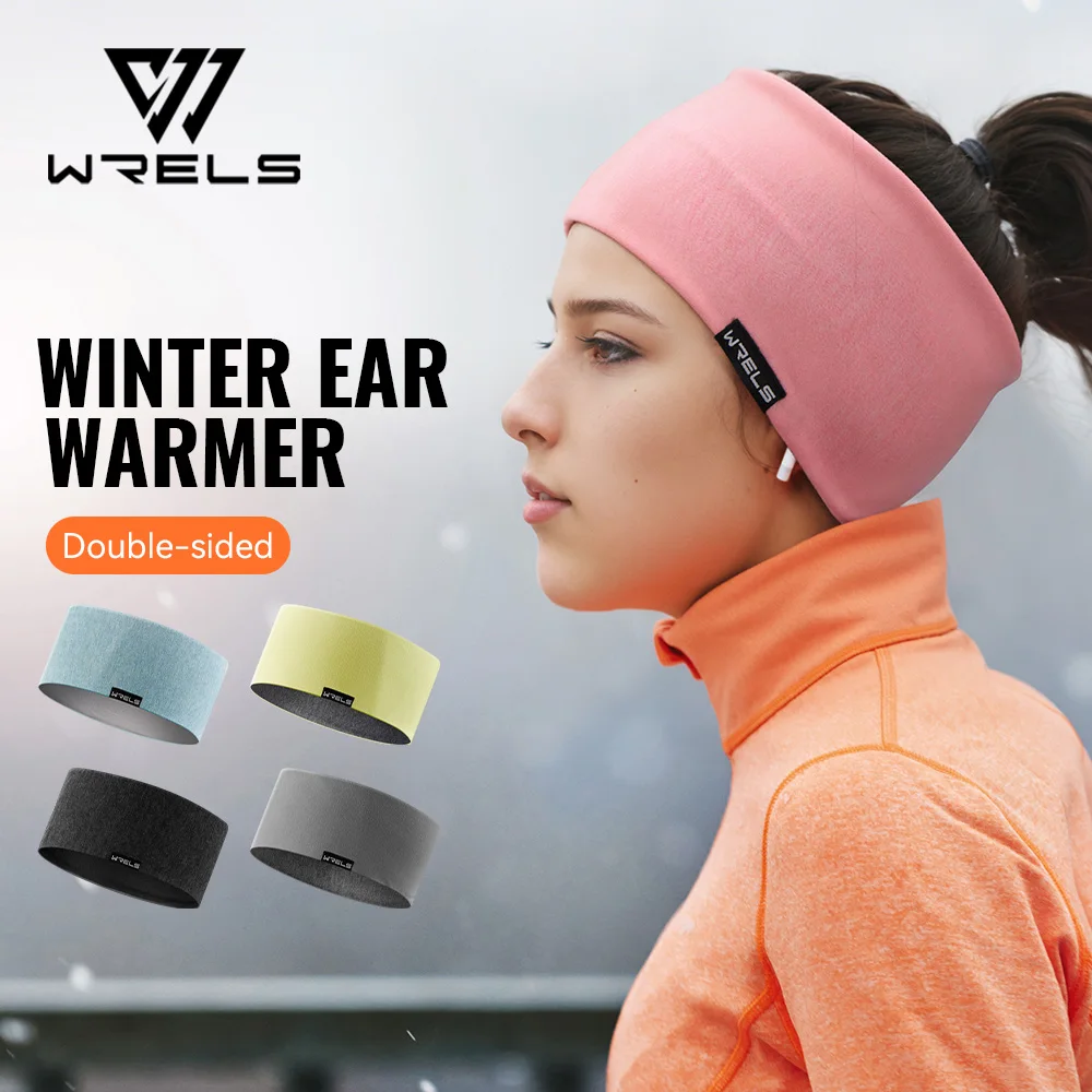 

WRELS Ear Warmers Headband Fleece Earmuffs Winter Ear Covers Running Wicking Ski Sport Headband for Women Men Headband Ear Muffs
