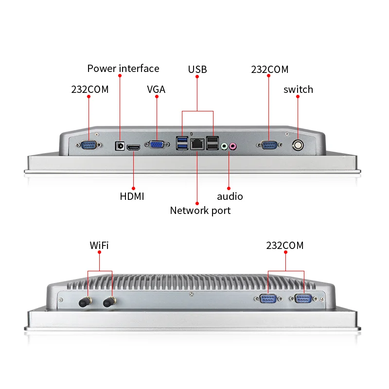 17/19Inch Industriële Controle Computer Capacitieve touchscreen 1280*1024 Monitor Embedded Computer Alles in een PC panel