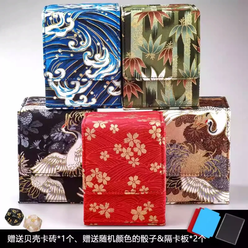 

Hot Sale 100+ Trading Card Deck Box With Display Window Mtg Ptcg Tcg Board Games Collectible Card Cases Ygo Magnetic Storage Box