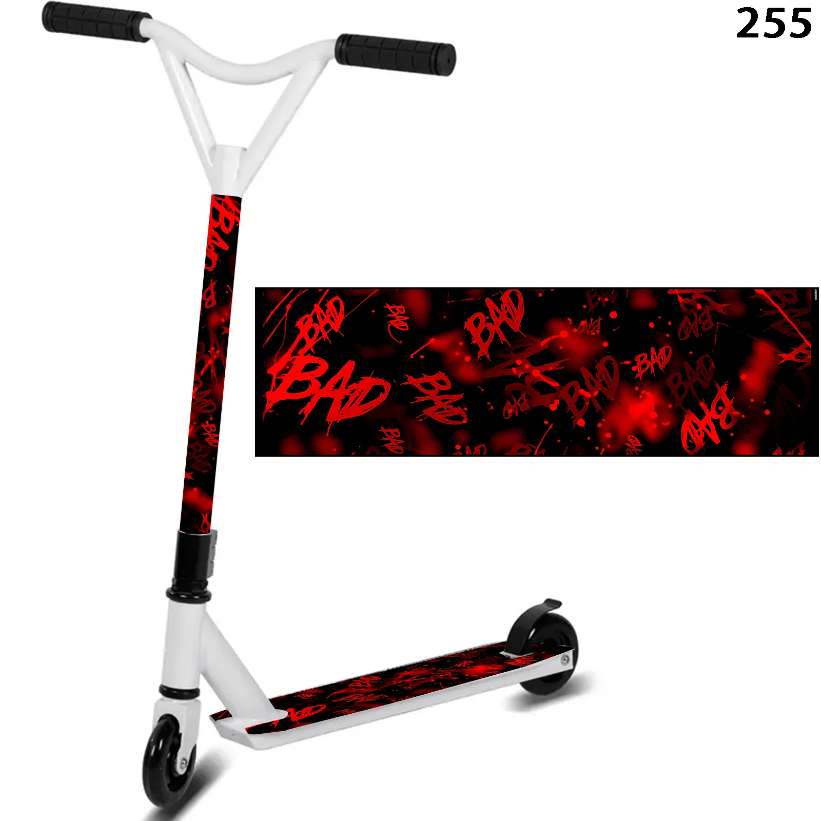 

1 наклейка для скутера с эффектом размытия граффити красного тона, наклейка для скейтборда, персонализированная крутая наклейка «сделай сам» для скутеров, портативная складная