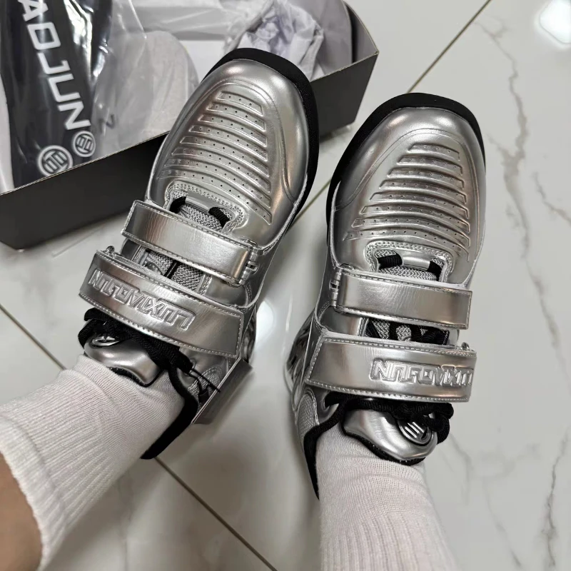New Designer Brand Squat Hard Pull Shoe For Unisex Breathable Couples Weight Lifting Sneakers Wearable Gym Training Shoes Men