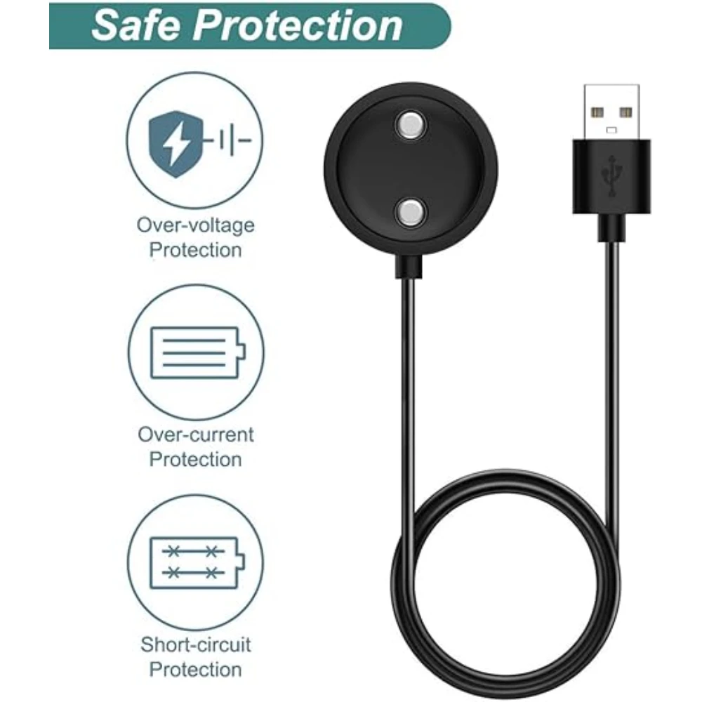 The 2-Pack replacement charger is suitable for Suunto 9 Peak Pro /Vertical /Race Race S /OceanUSB smartwatch charger