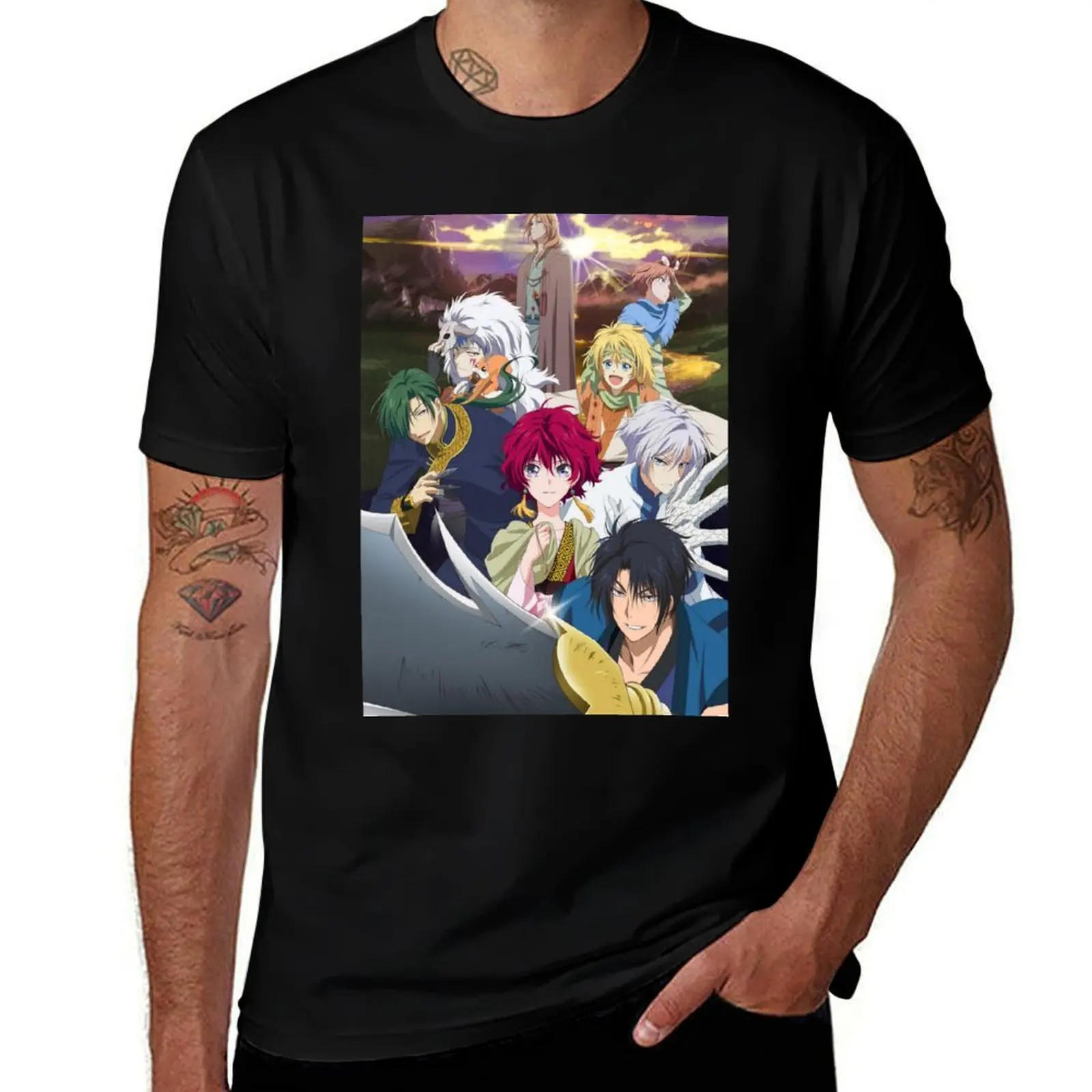 

Akatsuki no Yona T-Shirt man t shirts cotton man tshirt T-Shirt