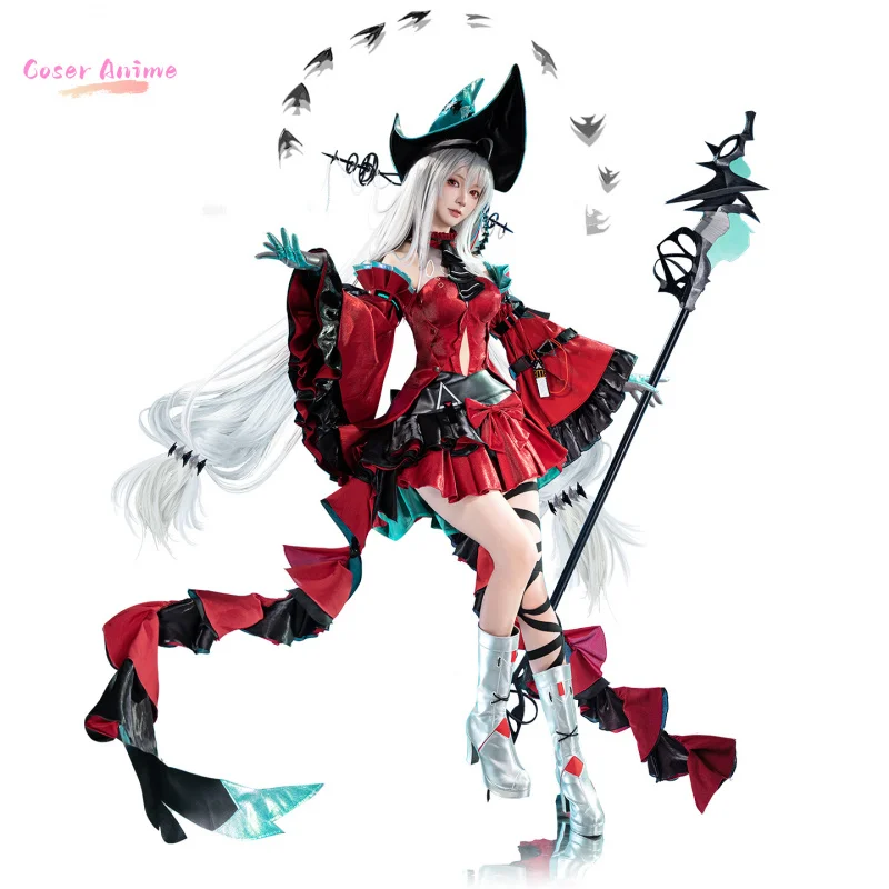 Arknights Skadi the Corrupting Heart Cosplay Costume Abyssal Hunters Uniform Halloween Carnival Party Clothing