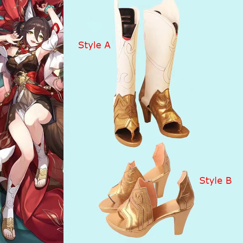 Tingyun zapatos de Cosplay Honkai Star Rail, Disfraces de Halloween, accesorios, botas, hombres y mujeres, tallas 34-48