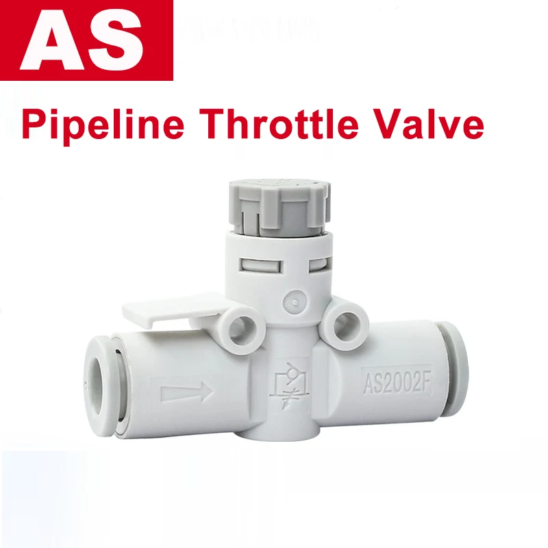 Pipeline AS1002F With Lock 04 Throttle Valve AS002F Speed Control Valve AS2052F Control AS3002F-06 08