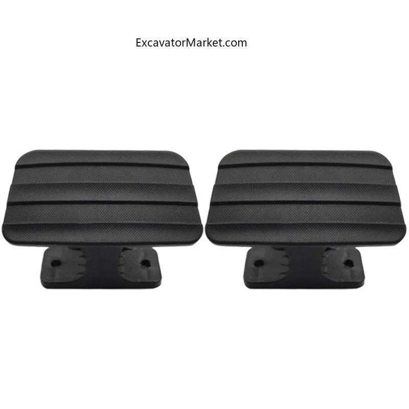 For Doosan Daewoo DX75-9C excavator foot pad rubber walking rest pedal leather rubber sleeve Excavator Spare