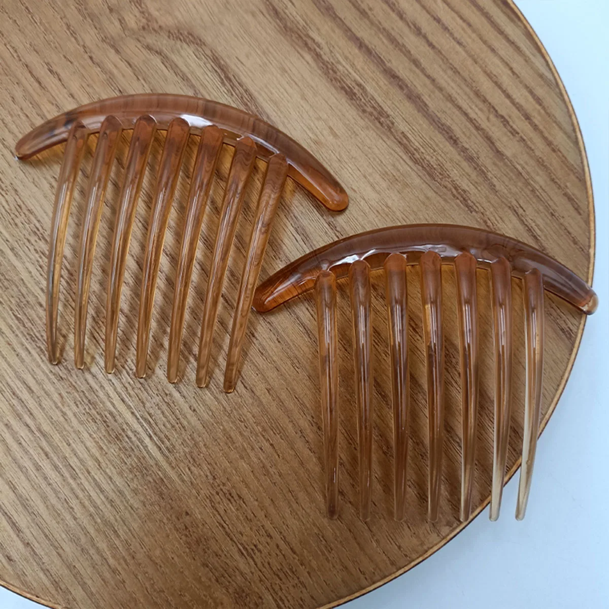 2/8 PCS 7 Zähne PC Material Kunststoff Haarkämme Kopfschmuck Kamm mit Zähnen Einsatz Kamm Dame Haarschmuck – Detail 8