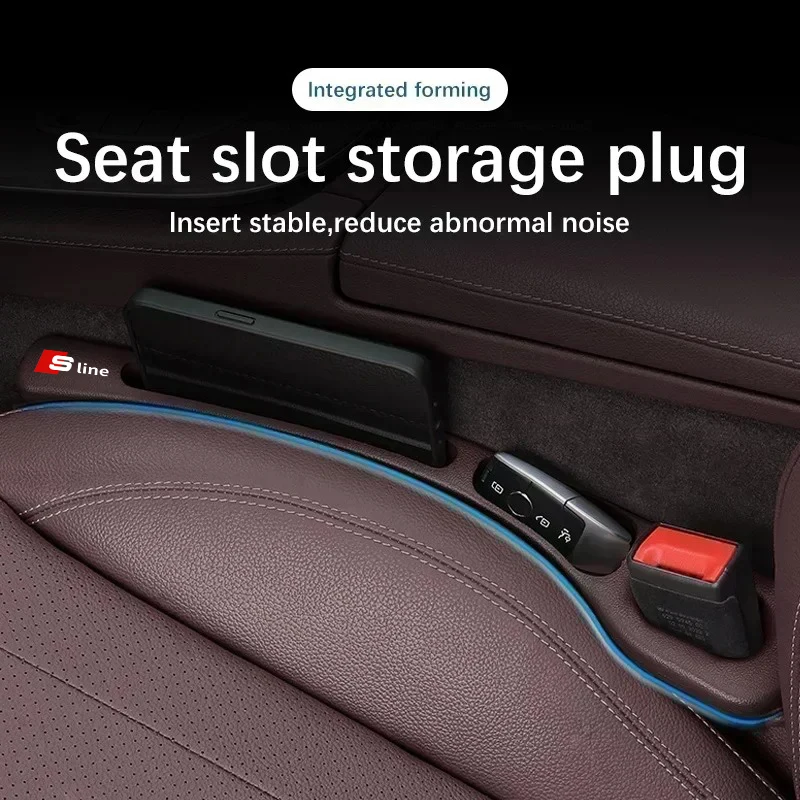 

Car Seat Gap Plug Strip Car Interior Storage For A1 A3 8P 8L A4 A5 B6 B7 A6 A7 C5 C6 4F Q3 Q5 Q7 Q8 TT S3 S4 S6 RS Accessories