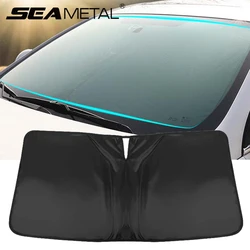 Automobile Paste Type Front Sunshade Cover Car Windshield Sun Shade Washable Sun Protector Covers Car Sun Visor UV Blocking