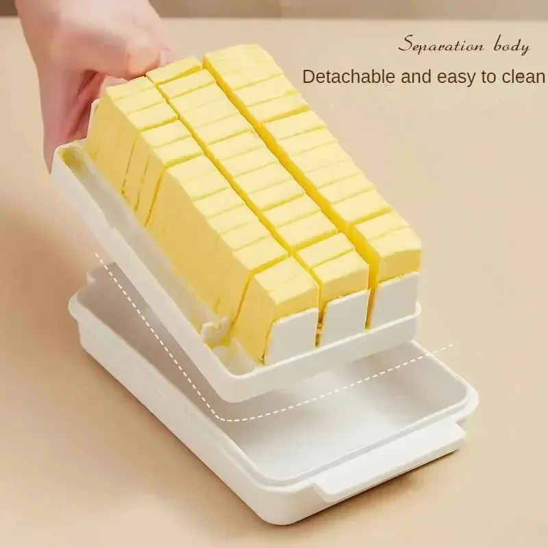 

Прозрачная крышка в японском стиле, разделитель масла, коробка для хранения сыра, съемный холодильник, пищевой материал для сохранения свежести