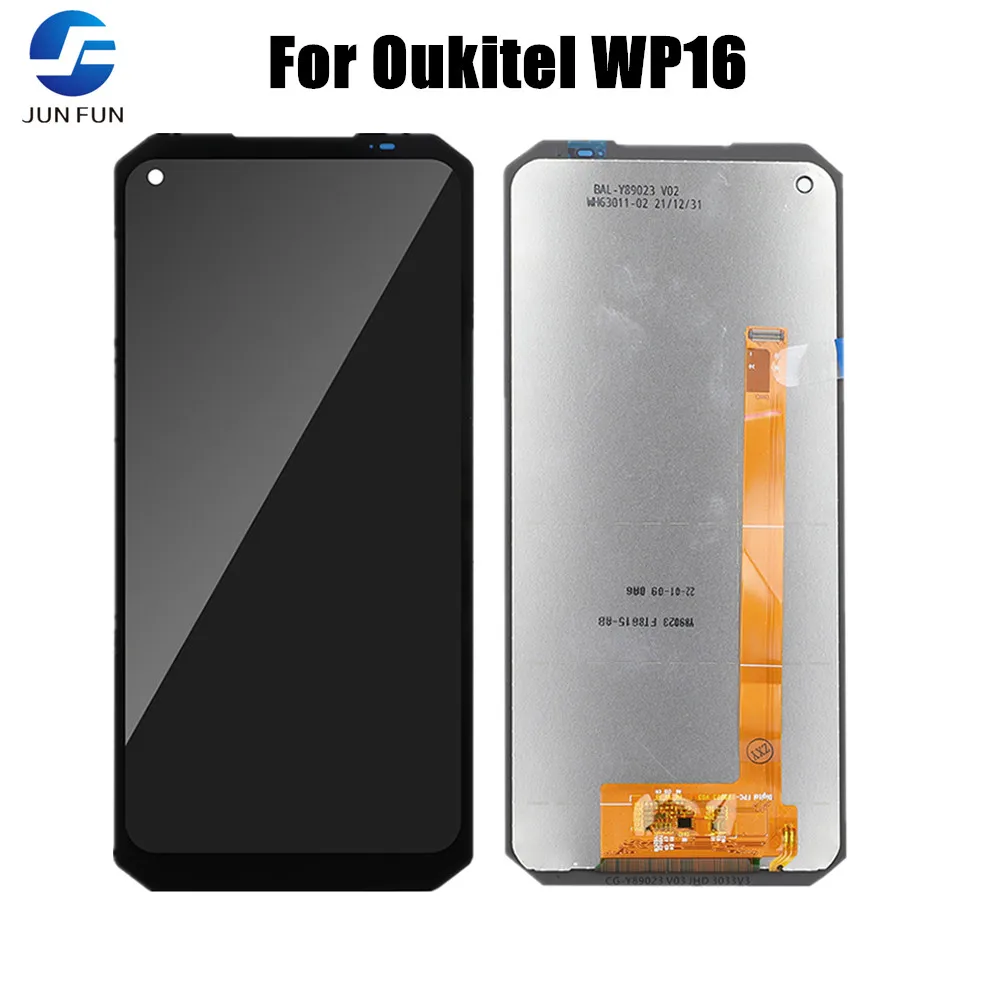 Mobile LCD Display For Oukitel WP15S WP16 Pro WP17 WP18 WP19 LCD Display With Touch Screen Digitizer Panel Glass Lens Sensor