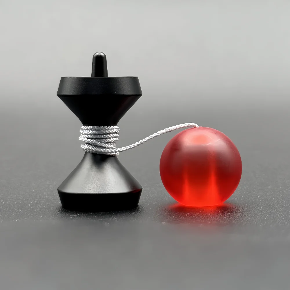 Aluminum Alloy Mini Finger Kendama Skill Ball Fingertip Toys Exercise Stress Relief Portable For Adult Indoor Relaxation