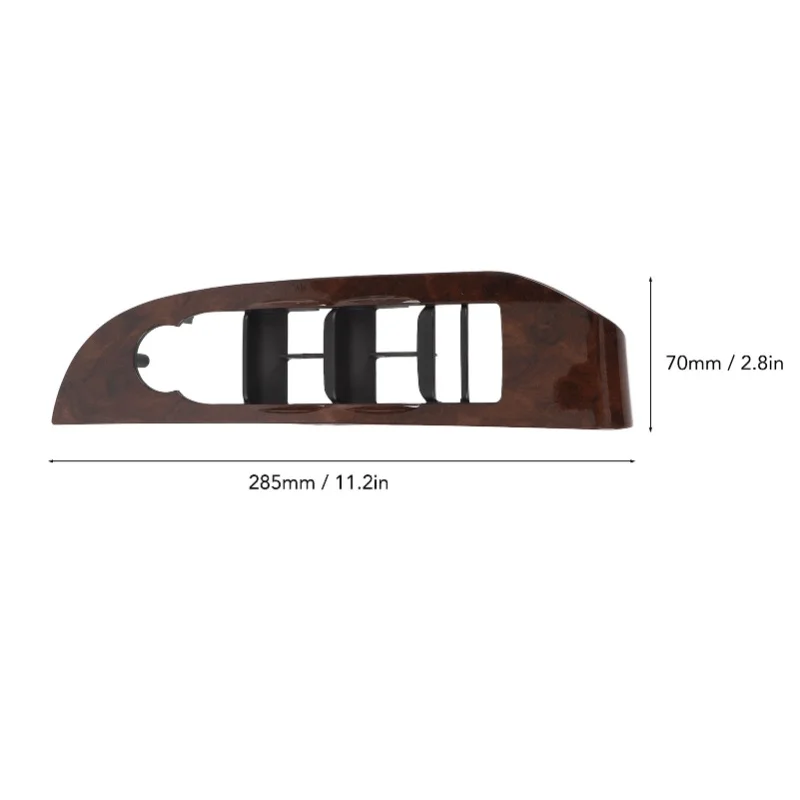 Master Power Window Switch Bezel 15920638 Front Left Driver Side Window Switch Panel Trim For 1500 2500 3500 Wood Grain