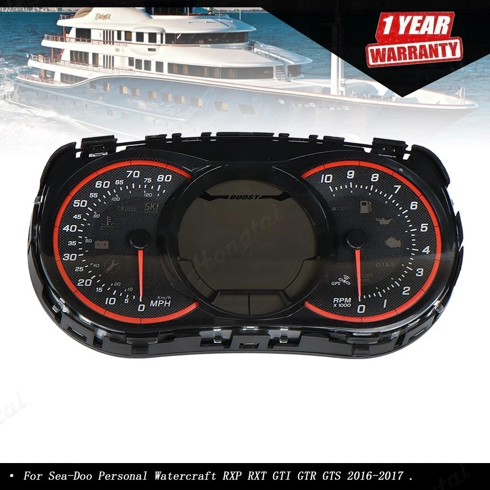 278003346 LCD Gauge Instrument Cluster Assembly For Sea-Doo RXP RXT GTR 2016-2017