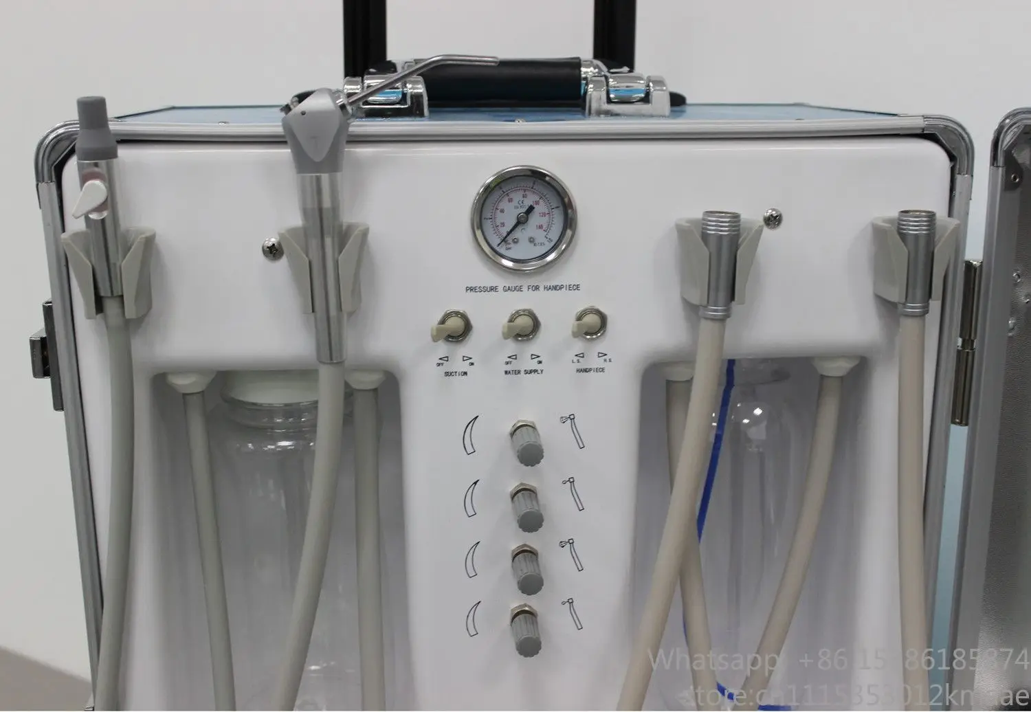High Quality Dental Medical Wholesale Hot-Sale Portable Mobile Dental Unit Cart Dental Turbine Unit with Air Compressor
